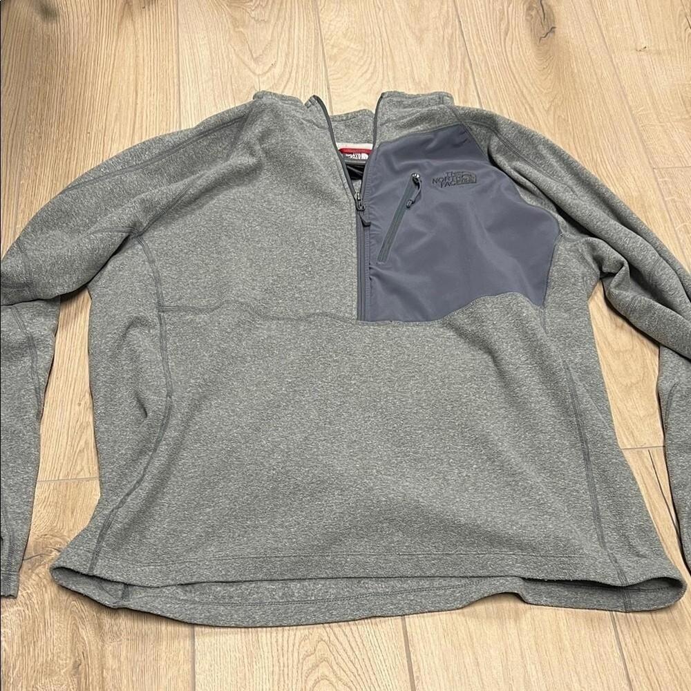 The North Face Gray Quarter-Zip Pullover